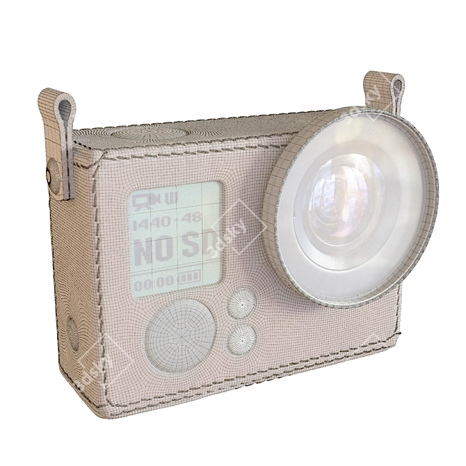 High-Definition Action Camera 3D model image 2