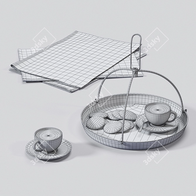 Title: Versatile IKEA PS Tray 3D model image 2