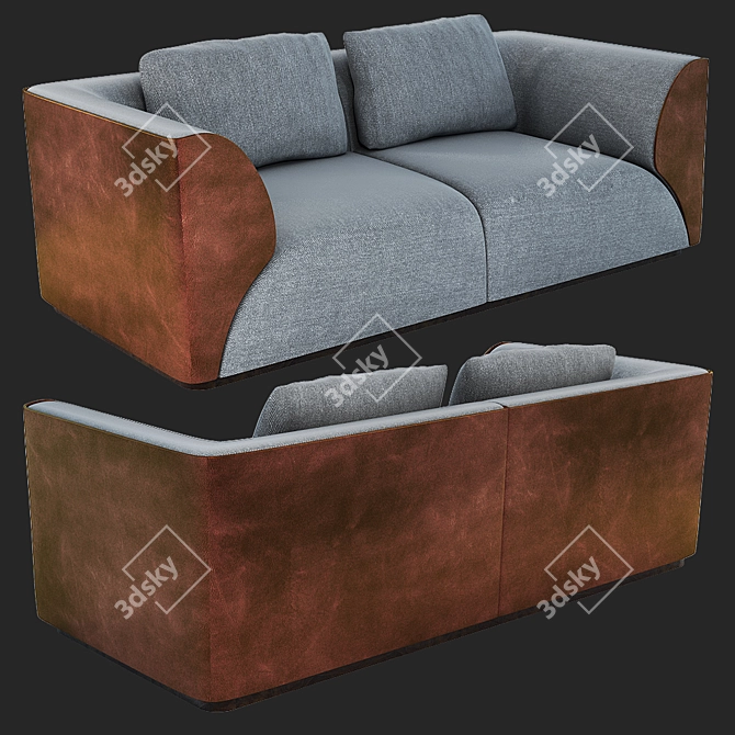 Luxury Bentley Home Sofas 3D model image 3