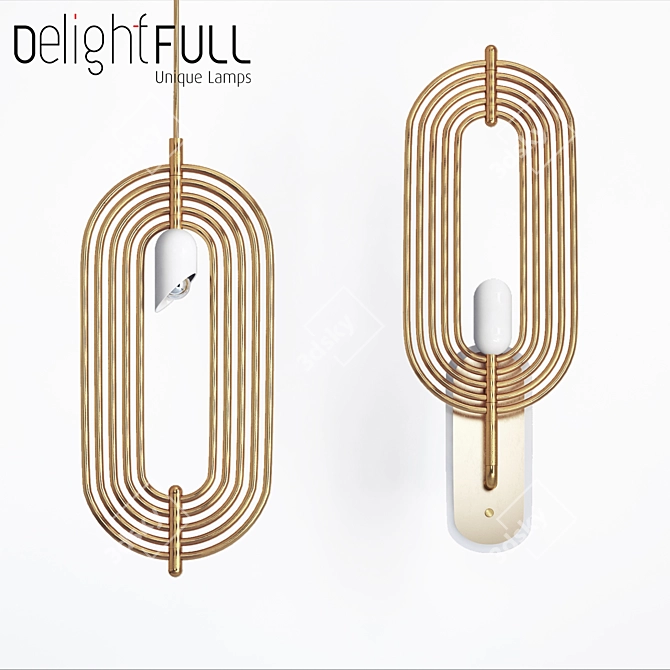 Delightfull Turner Lamp & Wall Fixture 3D model image 1