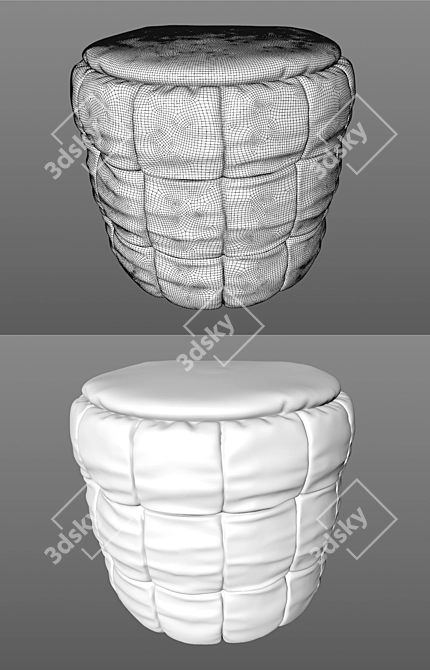 Title: MarvelousDesigner Poof + Cinema 4D Cylinder 3D model image 3