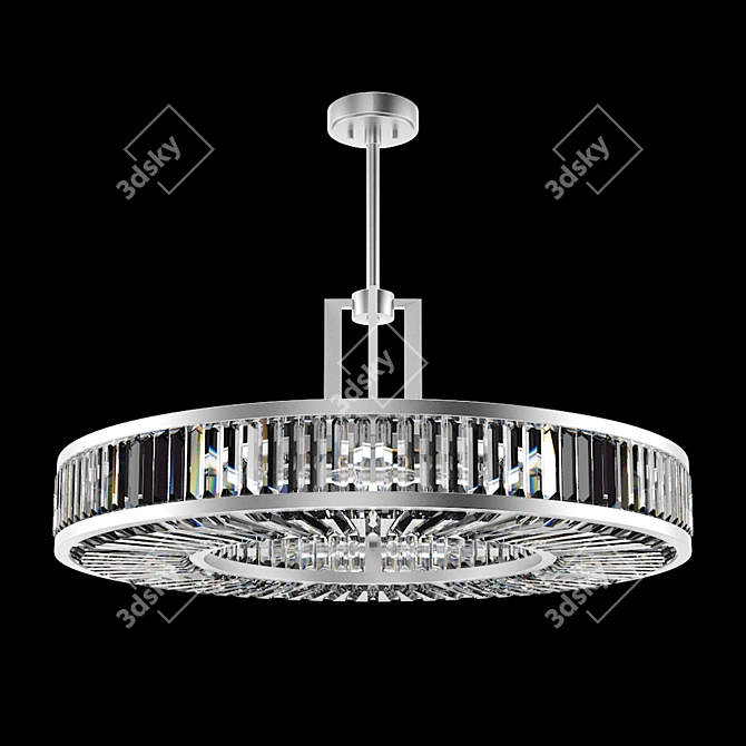 Crystal Enchantment Chandelier, 43cm Height, 94cm Width 3D model image 1