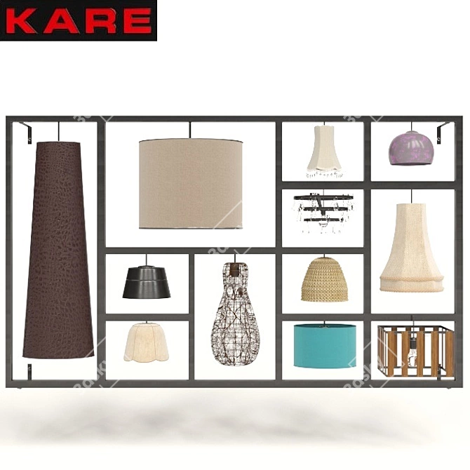 Parecchi Art House Wall Lamp: Illuminate Your Space in Style 3D model image 1