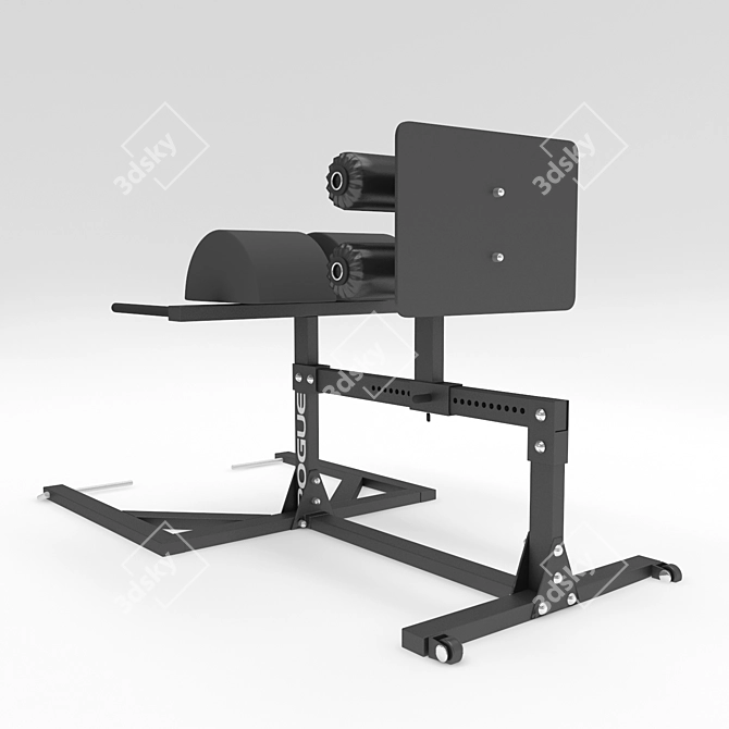 Rogue GH-1 Hyperextension Trainer 3D model image 2