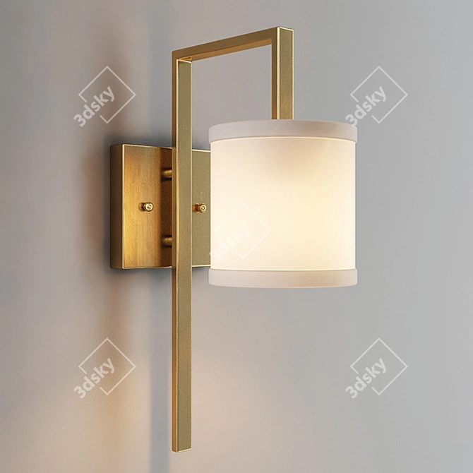 Elegant Gramercy Lanage Sconce 3D model image 1