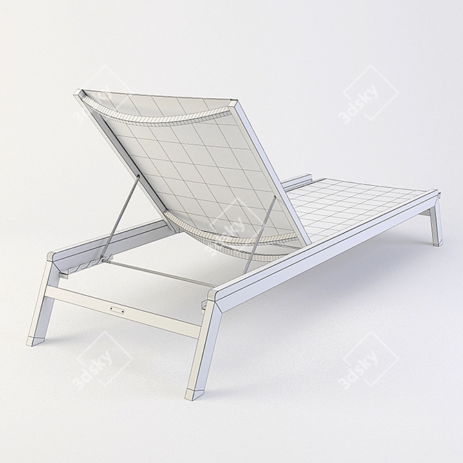 Trend Chaise Lounge: Sleek Design 3D model image 3