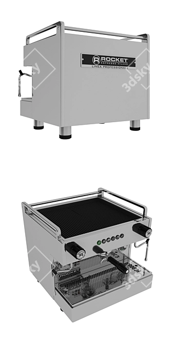 Rocket Boxer: Powerful Espresso Station 3D model image 2