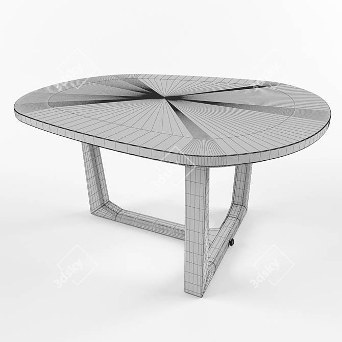 Toulouse Small Side Table: Elegant and Versatile 3D model image 2