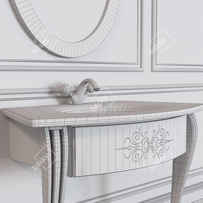 Avantgarde Console: Italian Craftsmanship & Elegant Design 3D model image 2