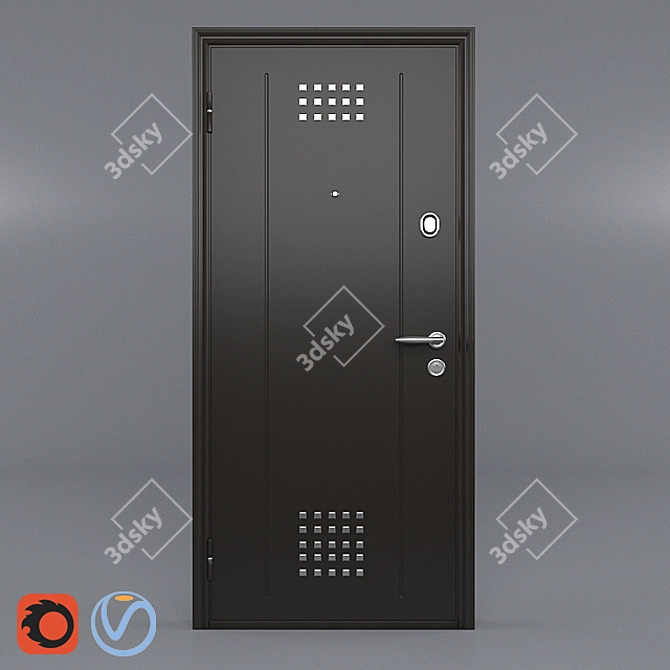  Super Omega 10: The Ultimate Torex Front Door 3D model image 2