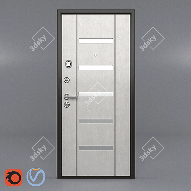  Super Omega 10: The Ultimate Torex Front Door 3D model image 3