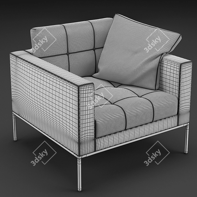 Luxurious De Sede DS-159 Sofa Set 3D model image 2