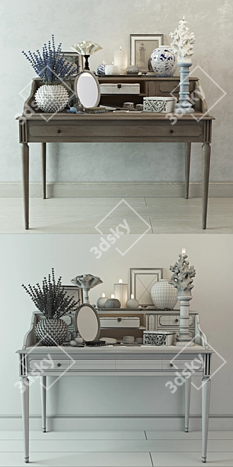 Zara Home Decor Set 3D model image 2