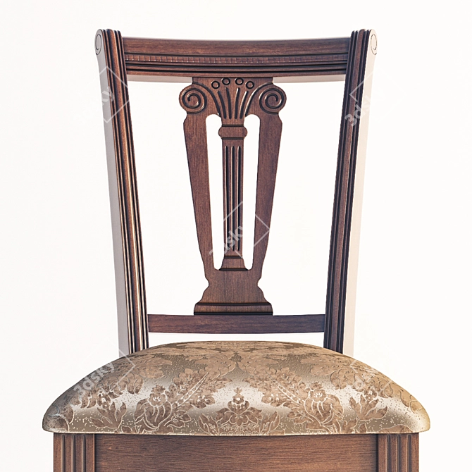 Keng Macon Chair 307: Quality Furniture 3D model image 2