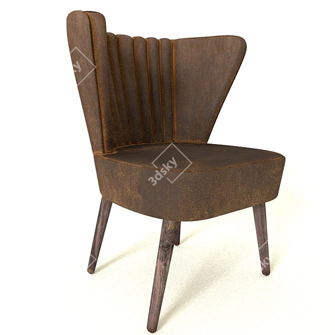 Antique Classic Style Chair 3D model image 2