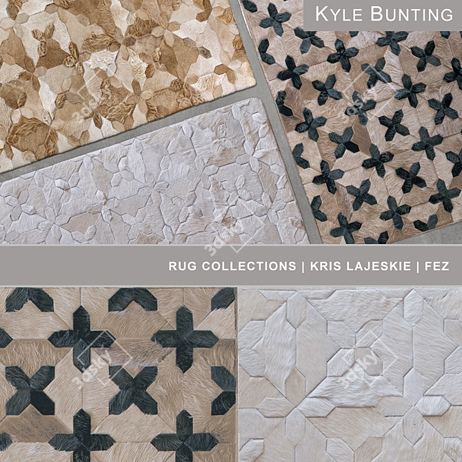 Luxury Custom Handmade Rugs - Kris Lajeskie 3D model image 1