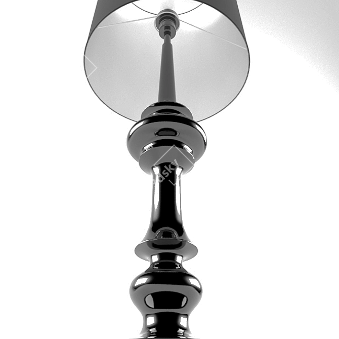 Regal Illumination: King Floor Lamp 3D model image 2
