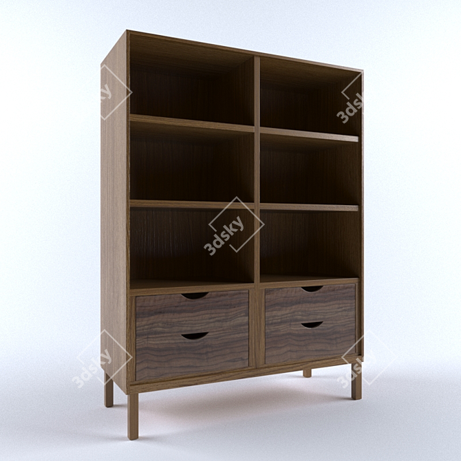 Contemporary Marlow Armoire by PINCH 3D model image 2