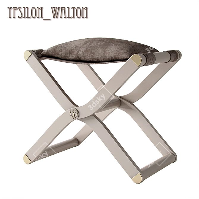 Mesh YPSilon Stool - 60x40x52 3D model image 1