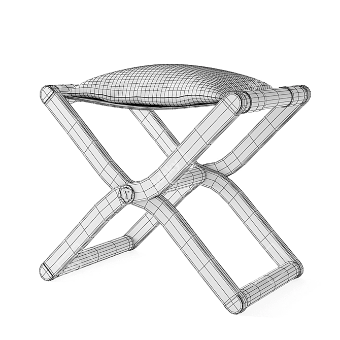 Mesh YPSilon Stool - 60x40x52 3D model image 3