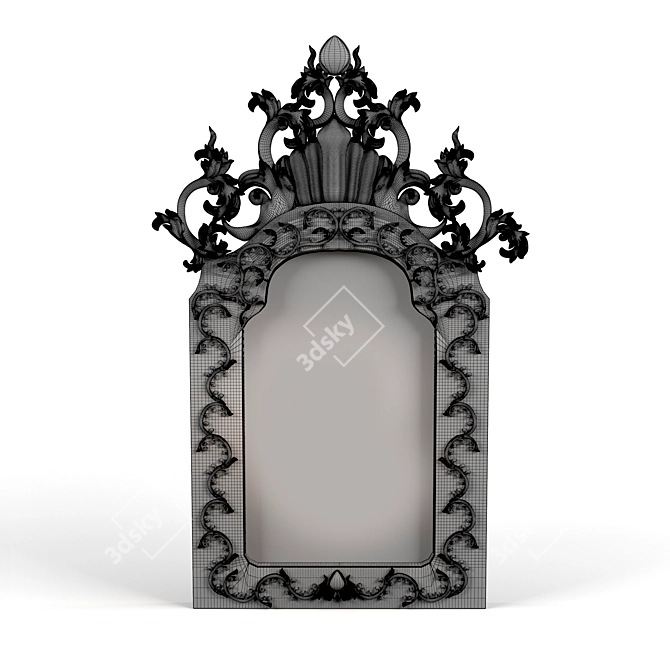 Reflective Flooring: Unique Mirror Enhances Any Space 3D model image 3