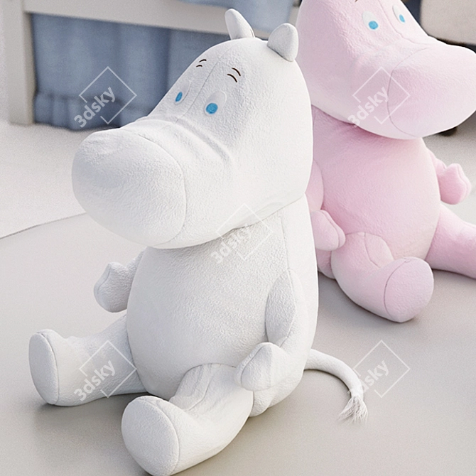 Moomintroll and Snork Adventure Set 3D model image 2