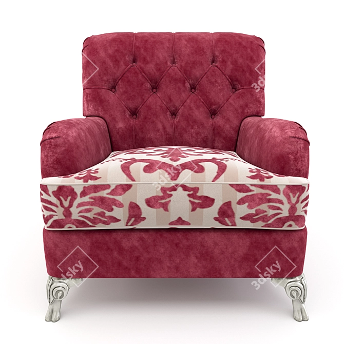 Revival Armchair: Modern Elegance Meets Comfort 3D model image 2