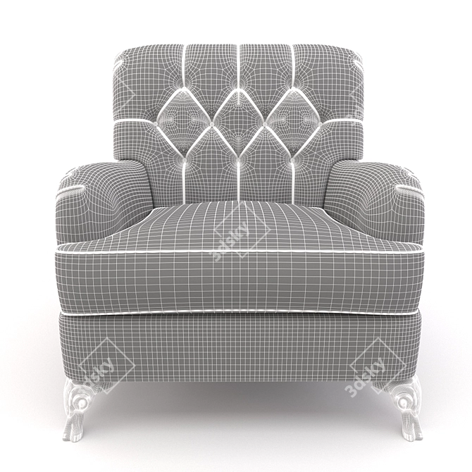 Revival Armchair: Modern Elegance Meets Comfort 3D model image 3