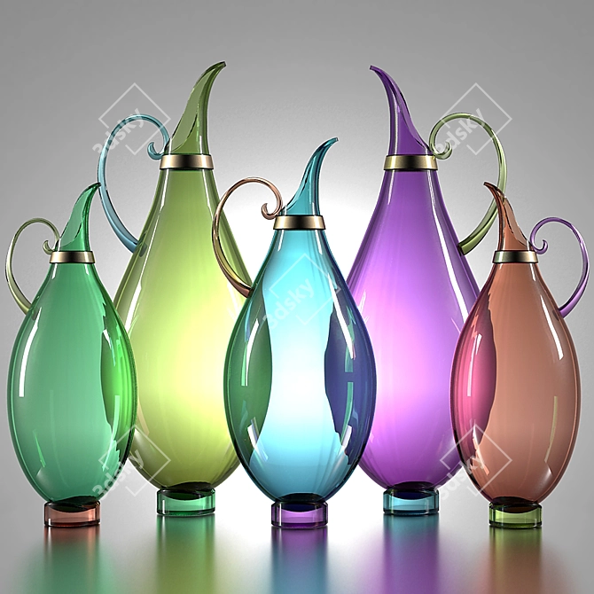 Exotic Glass Pitchers: "Morocco 3D model image 1