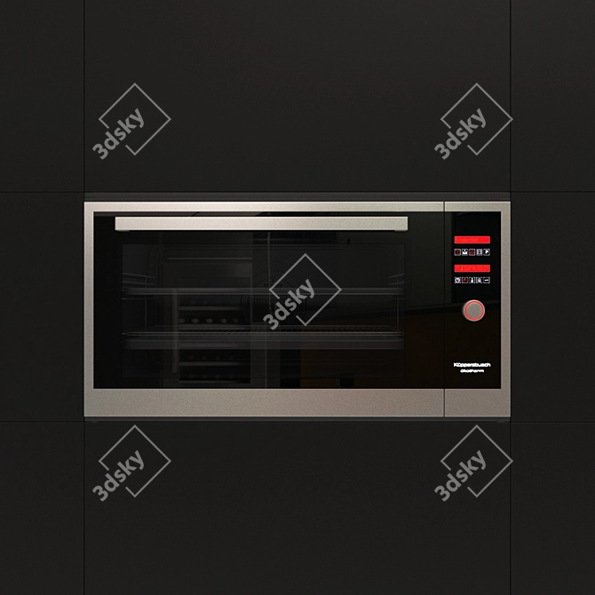 Kuppersbusch EEB 9850.0 MX: Sophisticated and Spacious Oven 3D model image 1