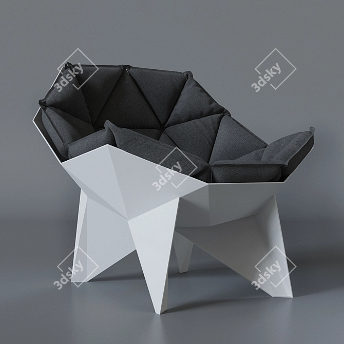 Q1 Chair: Sleek and Stylish Design 3D model image 1