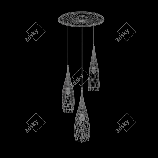 Minimalist Pendant Light: Mantra Neo 3573 3D model image 2