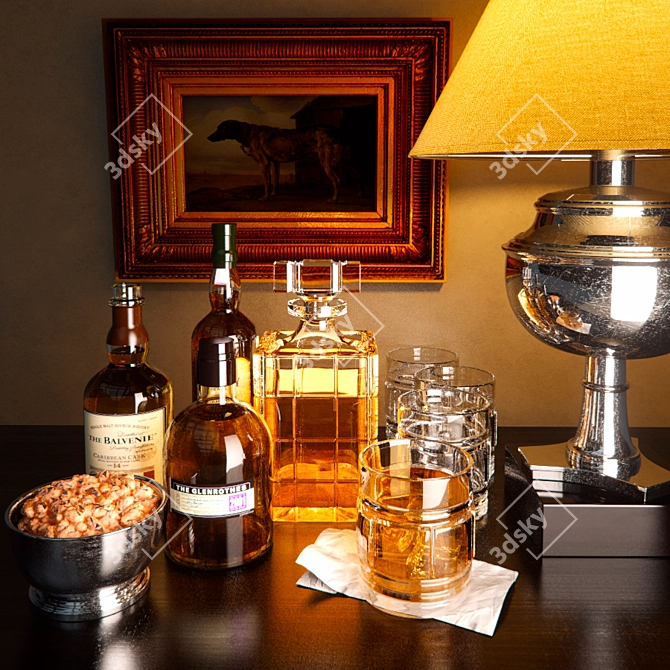 Premium Spirits Collection 3D model image 2