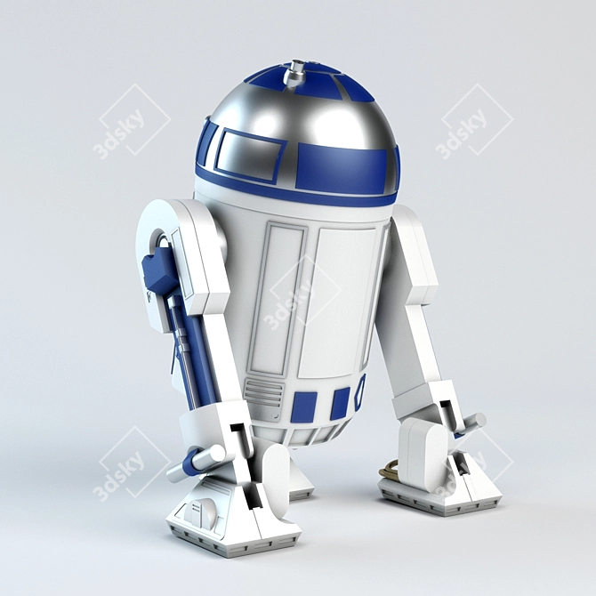 Astro-mech Companion: R2-D2 (Star Wars) 3D model image 2