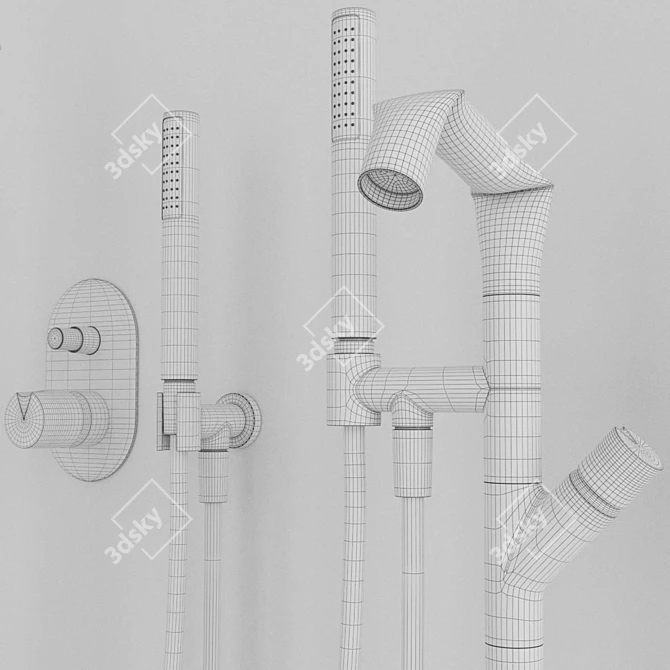 Flaminia Fold - Stylish Mesh Models 3D model image 2