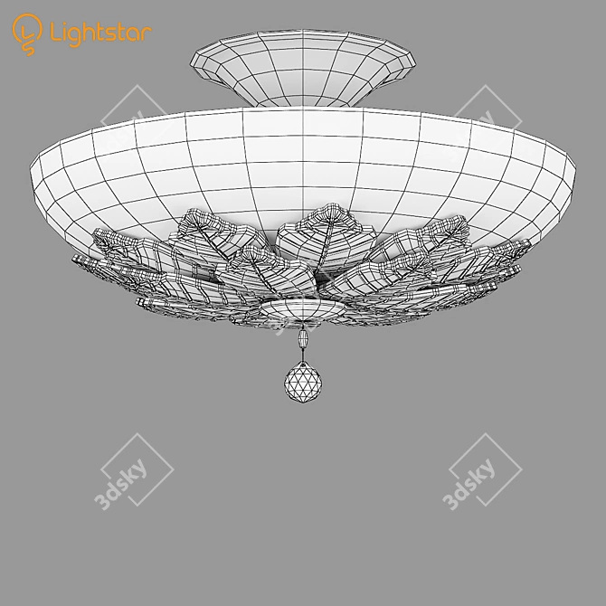 Petalo Lightstar Ceiling Chandelier - Elegant and Versatile 3D model image 3