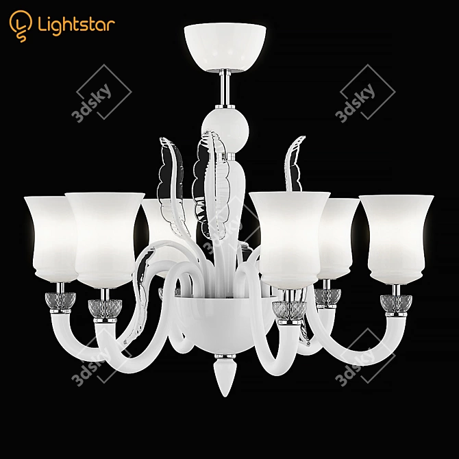 Petalo Lightstar Chandelier 3D model image 1