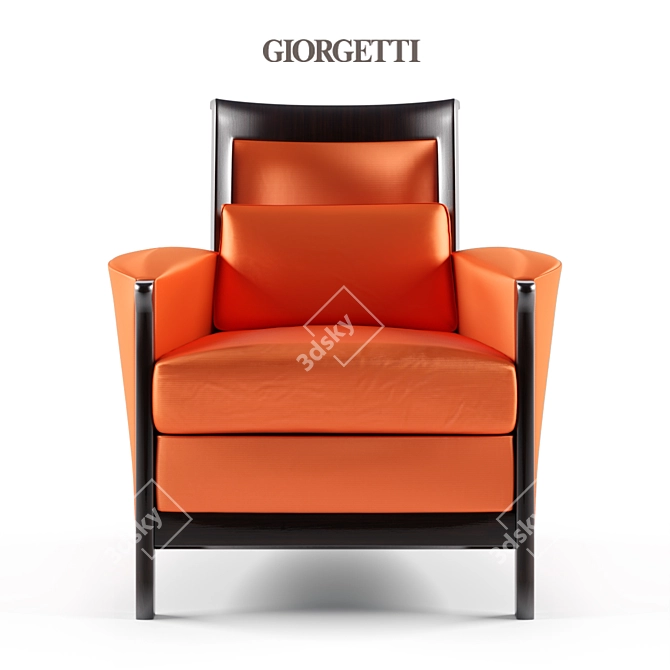 Giorgetti New Gallery Chair 3D model image 1