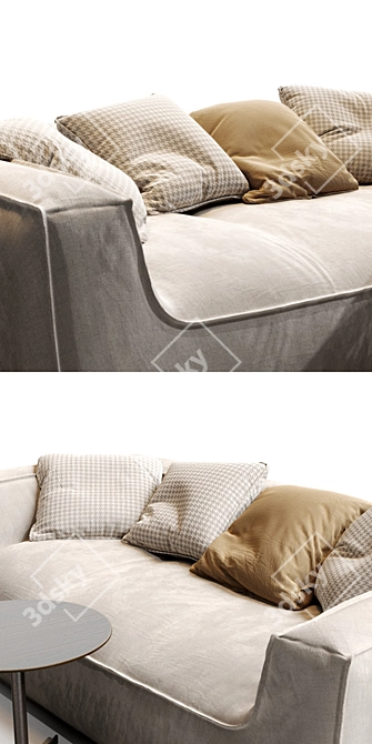 Noe: Stylish and Sleek Sofa 3D model image 2