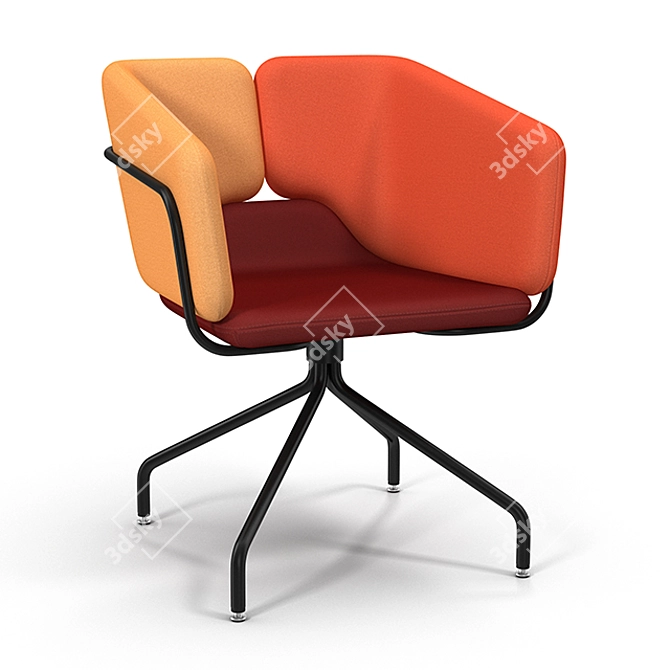 Area Declic MIXX Spider Plus - Stylish Compact Chair 3D model image 1