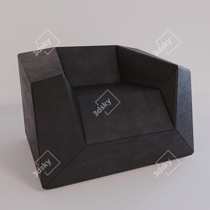 FX10 Designer Lounge Chair  3D model image 1