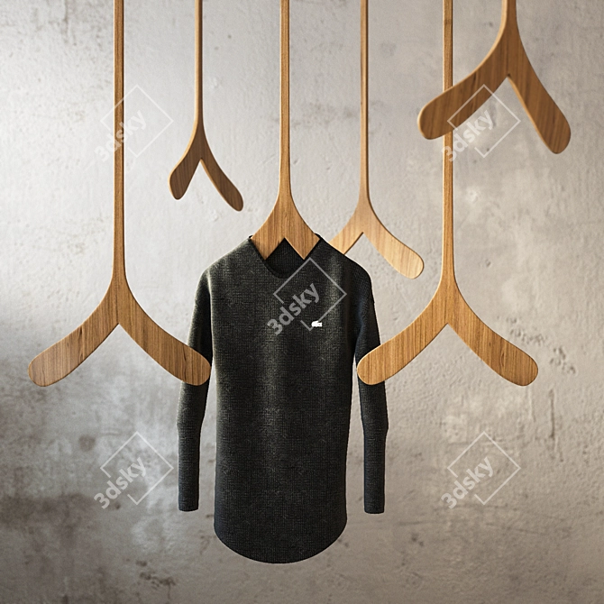 Title: Canadiana Sweater Hanger+: Fashionably Hang Your Clothes 3D model image 1