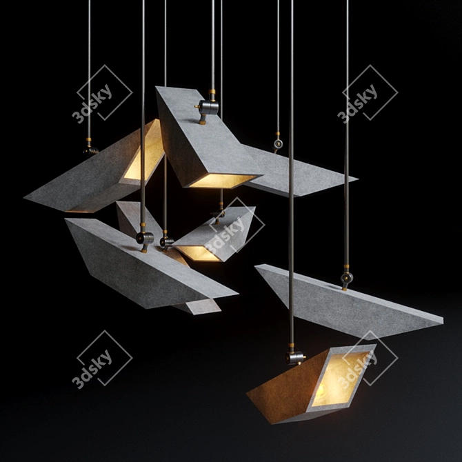 Elegant Haim Evgi LR Lamp 3D model image 1