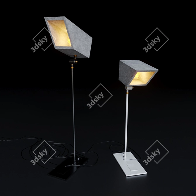 Wireless Elegance: Haim Evgi Lamp 3D model image 3