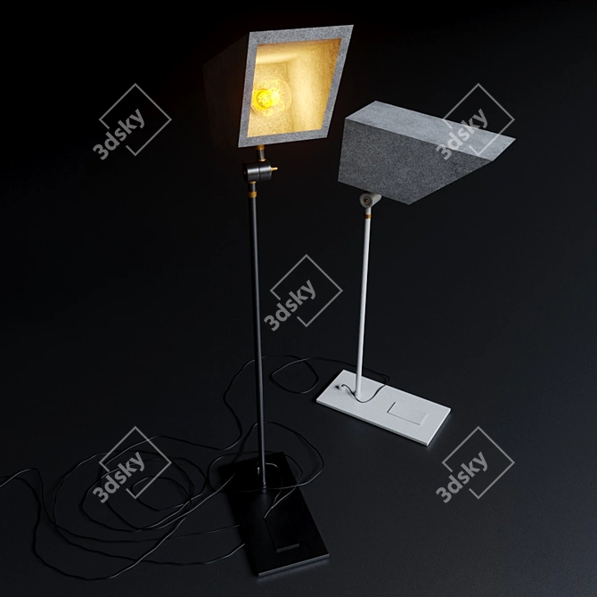 Wireless Elegance: Haim Evgi Lamp 3D model image 1