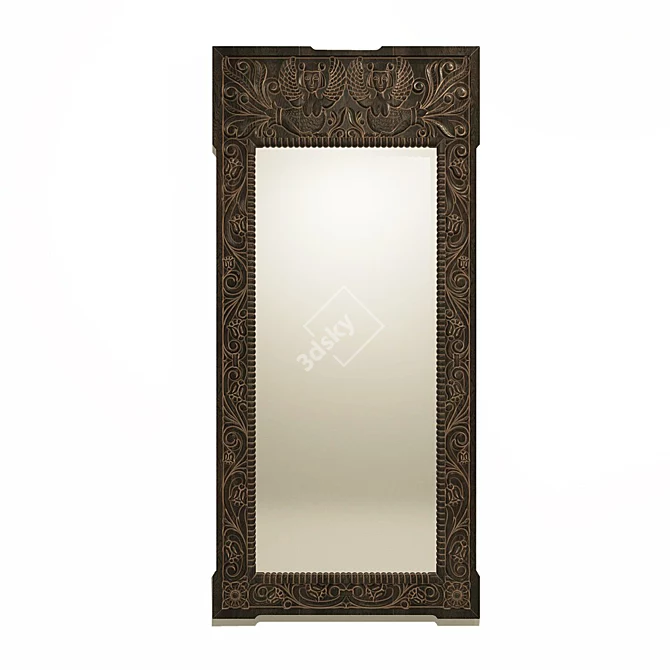 Original Floor-Length Mirror 3D model image 1