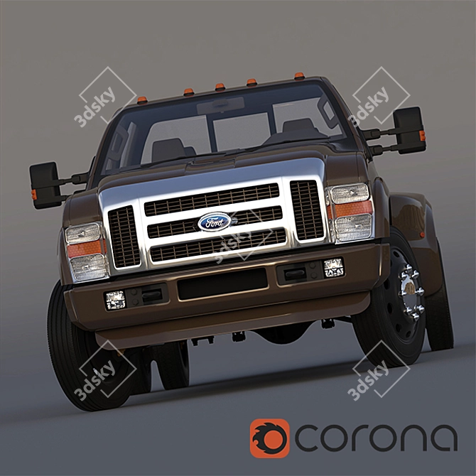 Ford F-450: The Ultimate Powerhouse 3D model image 1
