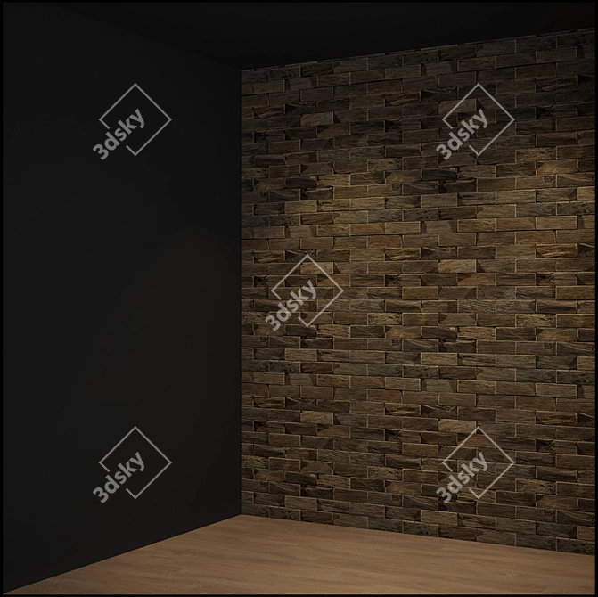 EcoBrick: Sustainable Wood Construction 3D model image 5