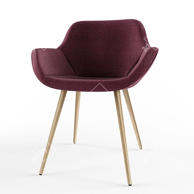 Stylish Calligaris Igloo Chair 3D model image 1