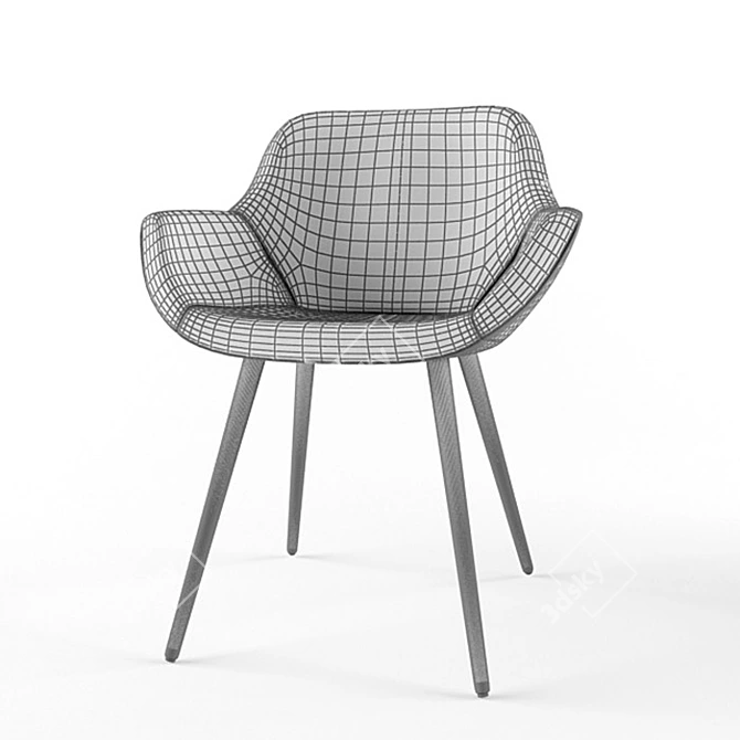 Stylish Calligaris Igloo Chair 3D model image 3